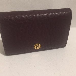 Dagne Dover Card Case in Oxblood